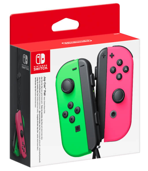 Nintendo Joy-Con Zwart, Groen, Roze Bluetooth Gamepad Analoog/digitaal Nintendo Switch - Afbeelding 3