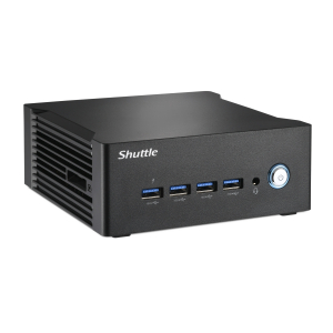 Shuttle Nano PC NA10H7, AMD Ryzen™ 7-8845HS APU, Radeon780M, 2xHDMI, 2xUSB-C 4.0(DP), 2x2.5Gbit LAN, incl. VESA, 24/7 permanent gebruik