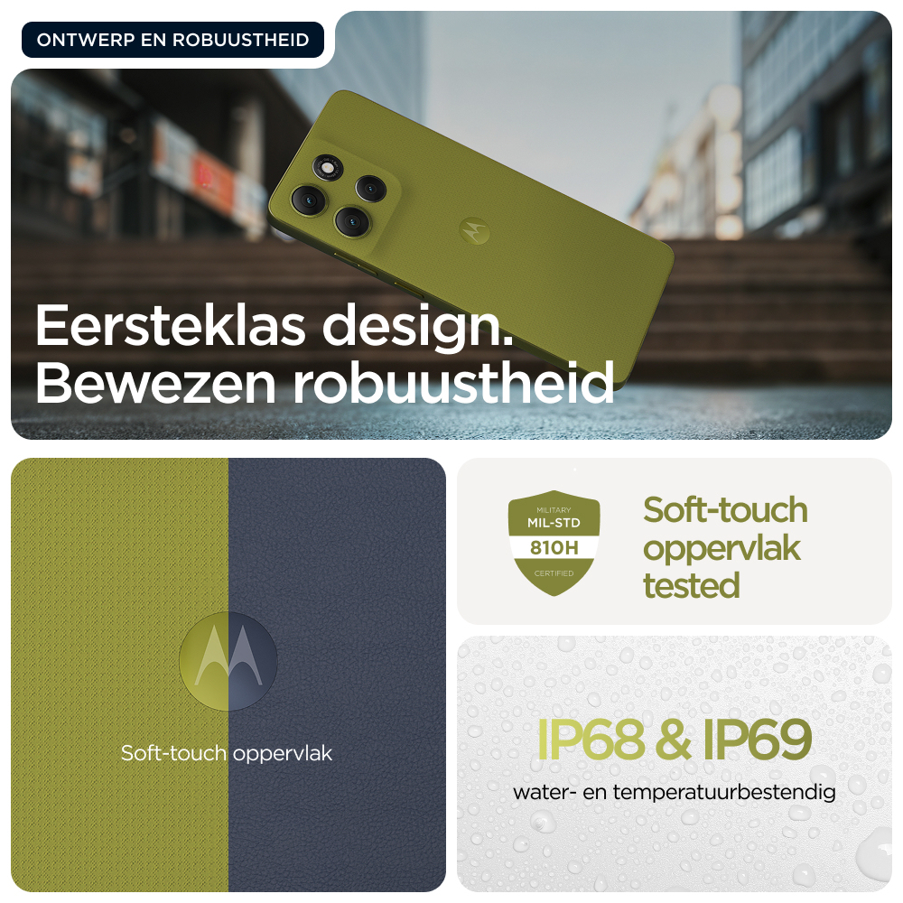 Motorola moto g86 power 5G 16,9 cm (6.67") Dual SIM Android 15 USB Type-C 12 GB 256 GB 6720 mAh Groen - Afbeelding 2