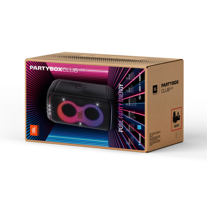 JBL PartyBox Club 120 Feestluidspreker Zwart 160 W - Afbeelding 11