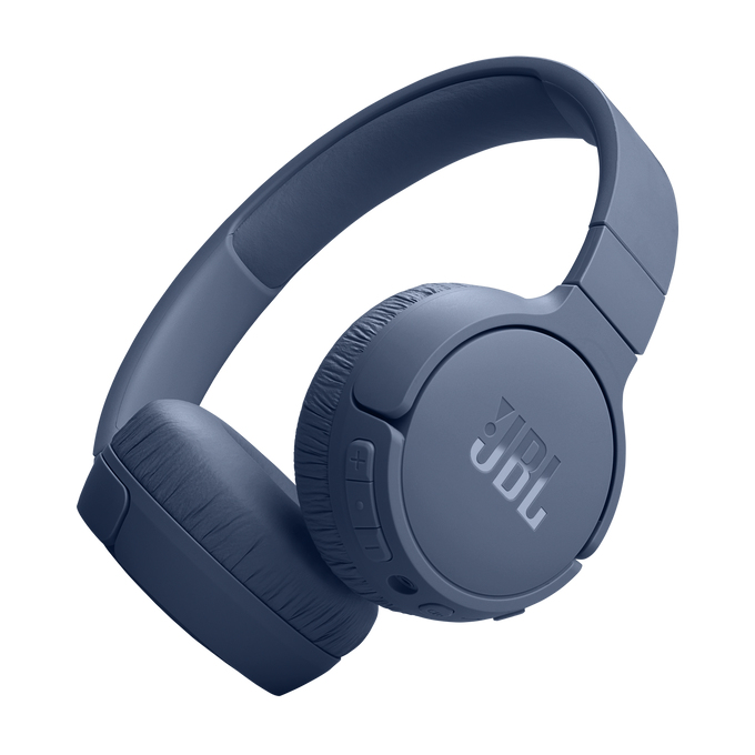 JBL Tune 670 NC Headset Bedraad en draadloos Hoofdband Oproepen/muziek USB Type-C Bluetooth Blauw