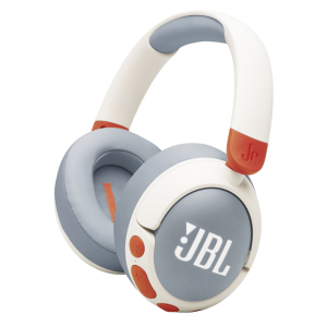 JBL Junior 470NC Headset Draadloos Hoofdband Oproepen/muziek USB Type-C Bluetooth Licht Grijs, Wit