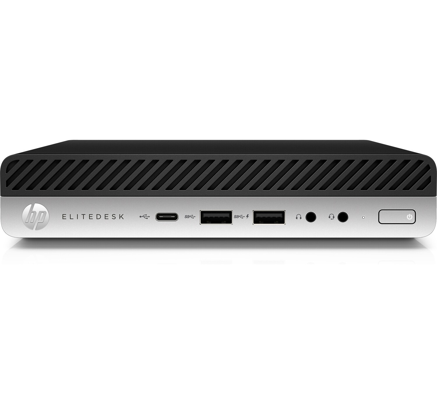 T1A HP EliteDesk 800 G4 Refurbished Intel® Core™ i5 i5-8500T 8 GB DDR4-SDRAM 256 GB SSD Windows 11 Pro Mini PC Zwart, Zilver