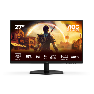 AOC G4 Q27G42XNE computer monitor 68,6 cm (27") 2560 x 1440 Pixels Quad HD LED Zwart, Rood