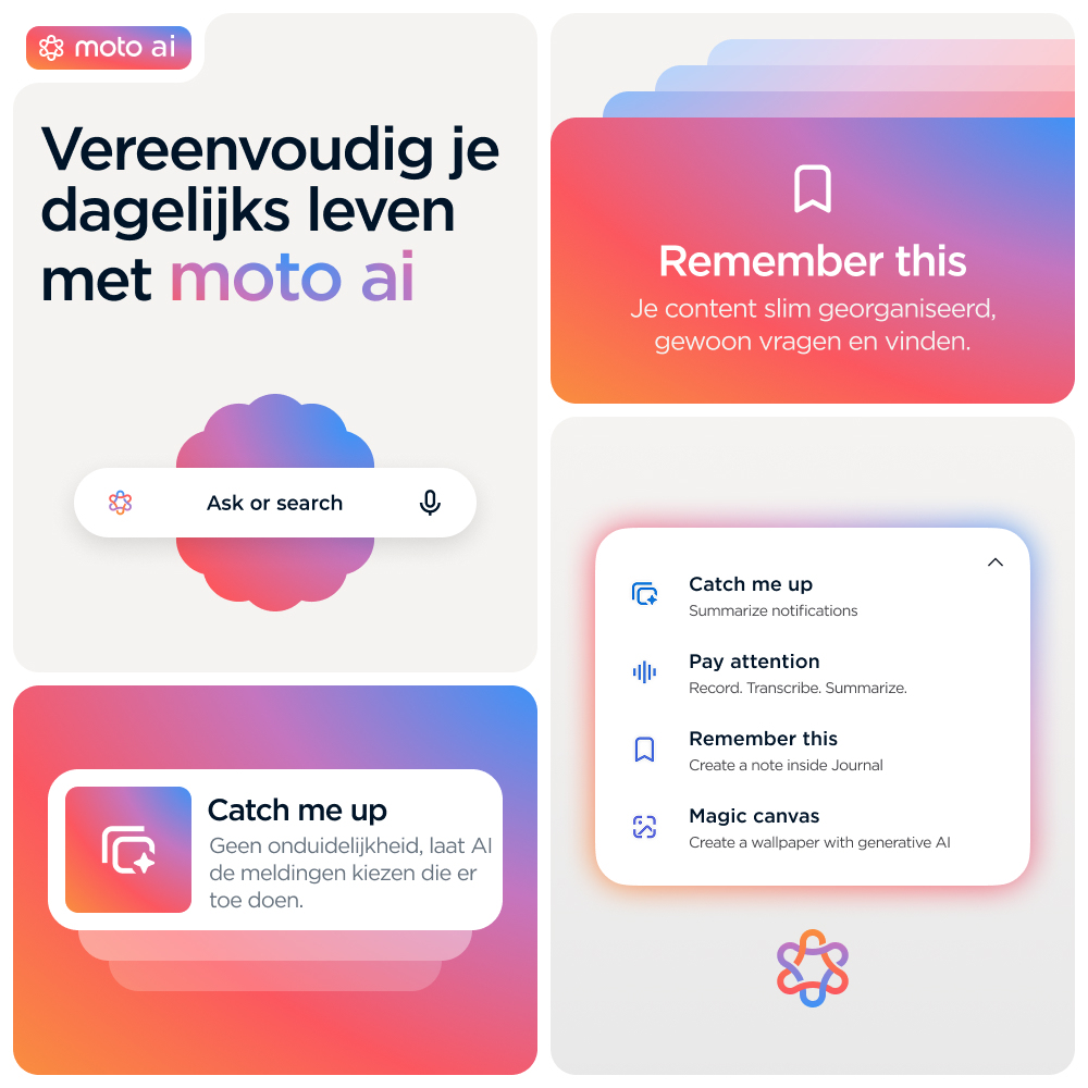 Motorola moto g56 5G 17,1 cm (6.72") Hybride Dual SIM Android 15 USB Type-C 8 GB 256 GB 5200 mAh Grijs - Afbeelding 8