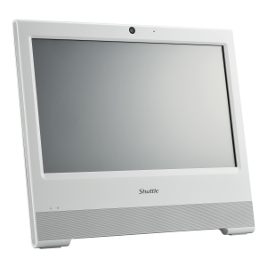 Shuttle All-In-One Barebone X50V9, 15,6" Single-Touch-Screen (resistief), Celeron 7305U, Wifi, IP54, ventilatorloos , 24/7 permanent gebruik