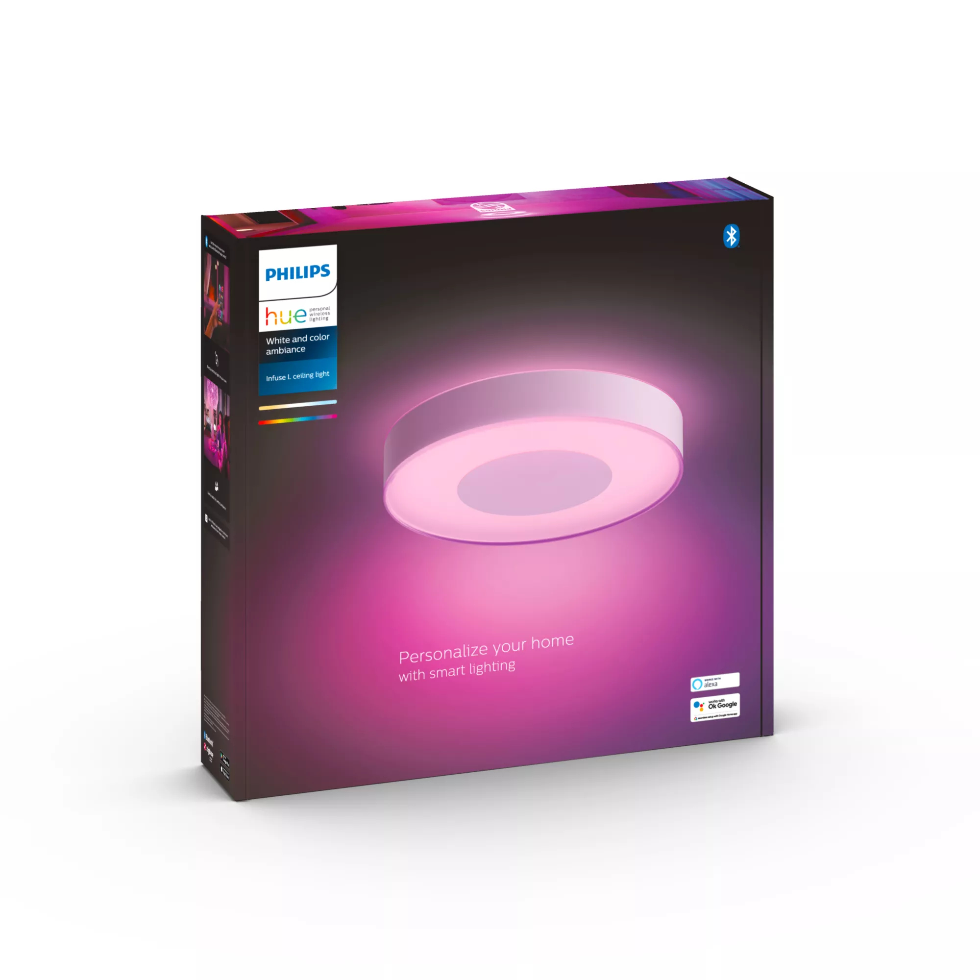 Philips Hue White and Color ambiance Infuse grote plafondlamp - Afbeelding 3