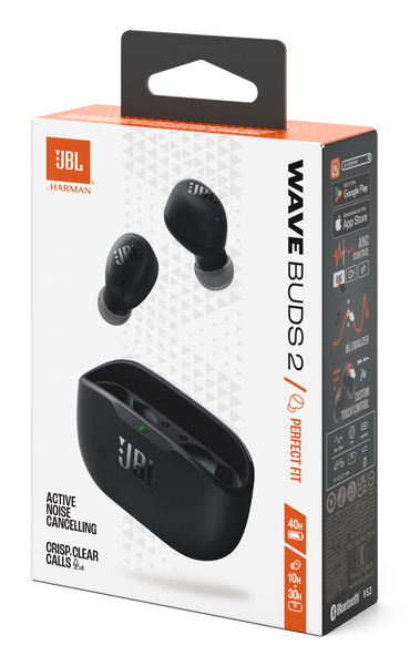 JBL Wave Buds 2 Headset True Wireless Stereo (TWS) In-ear Oproepen/muziek Bluetooth Zwart - Afbeelding 10