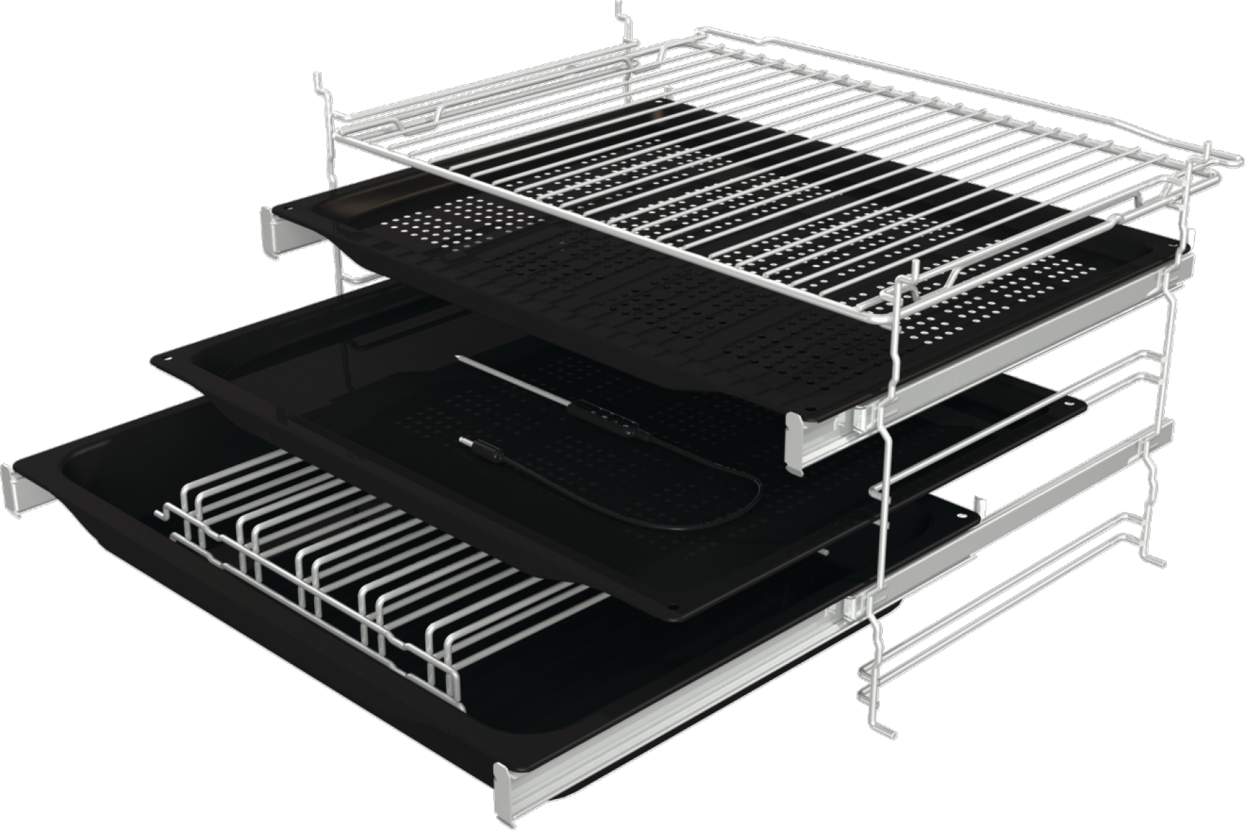 Gorenje G600 BPSA6747DGWI 77 l 3500 W Zwart - Afbeelding 11