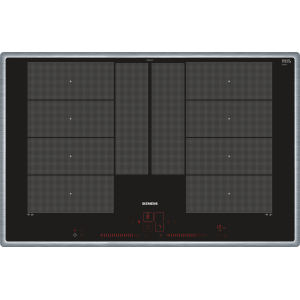 Siemens EX845LYC1E kookplaat Zwart, Roestvrijstaal Ingebouwd Inductiekookplaat zones 4 zone(s)