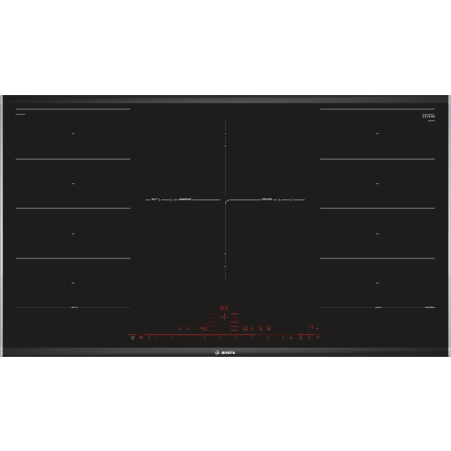 Bosch Serie 8 PXV975DC1E kookplaat Zwart Ingebouwd 90 cm Inductiekookplaat zones 5 zone(s)