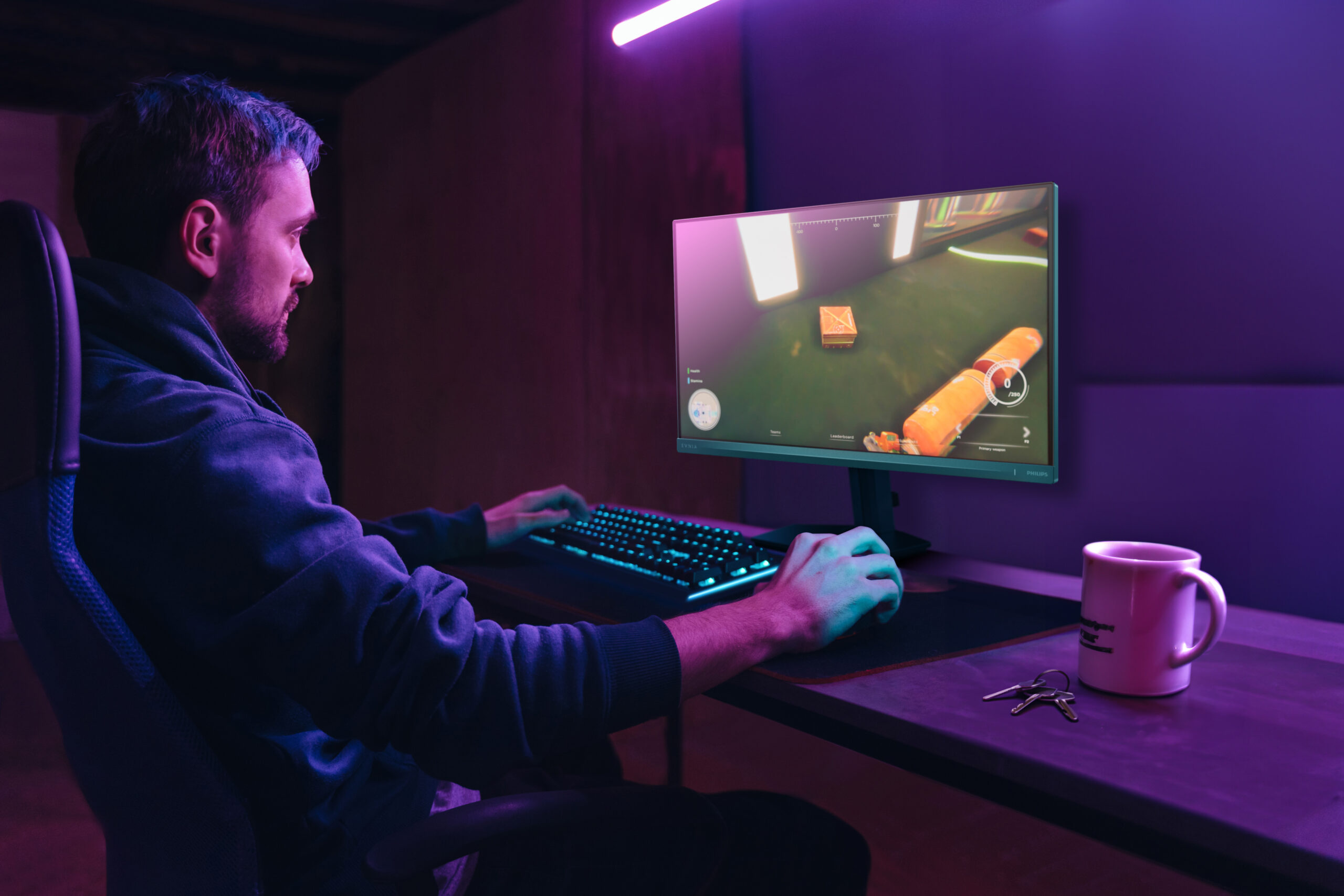 Philips Evnia 3000 24M2N3200NF/00 computer monitor 60,5 cm (23.8") 1920 x 1080 Pixels Full HD LCD Grijs - Afbeelding 12