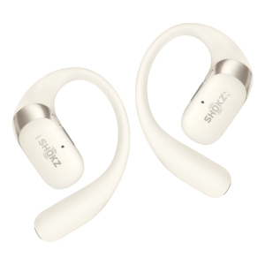 SHOKZ OpenFit 2 Headset Draadloos oorhaak, Open-ear Gesprekken/Muziek/Sport/Elke dag Beige