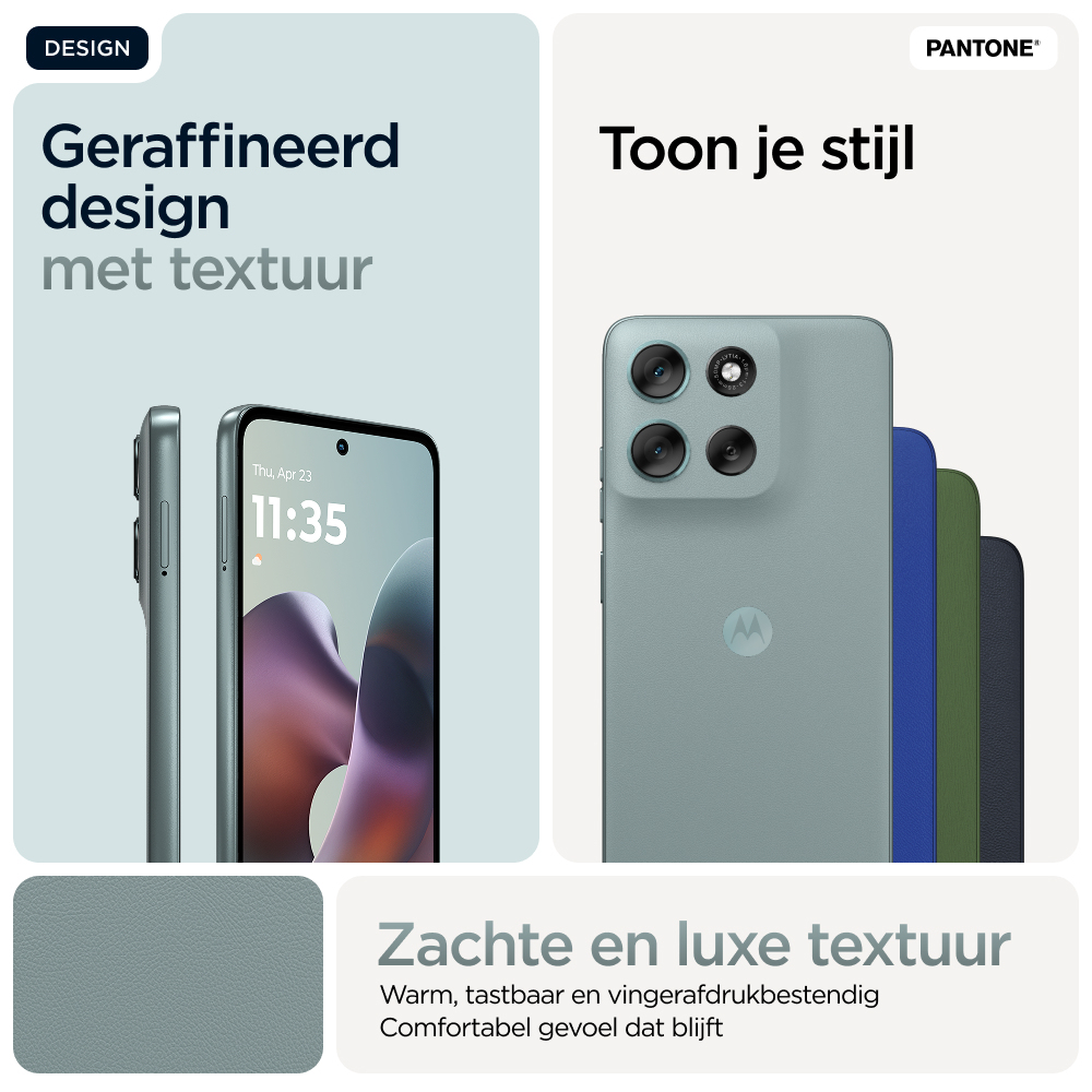 Motorola moto g56 5G 17,1 cm (6.72") Hybride Dual SIM Android 15 USB Type-C 8 GB 256 GB 5200 mAh Grijs - Afbeelding 4