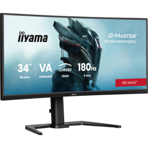 iiyama G-MASTER GCB3484WQSU-B1 computer monitor 86,4 cm (34") 3440 x 1440 Pixels UltraWide Quad HD LED Zwart