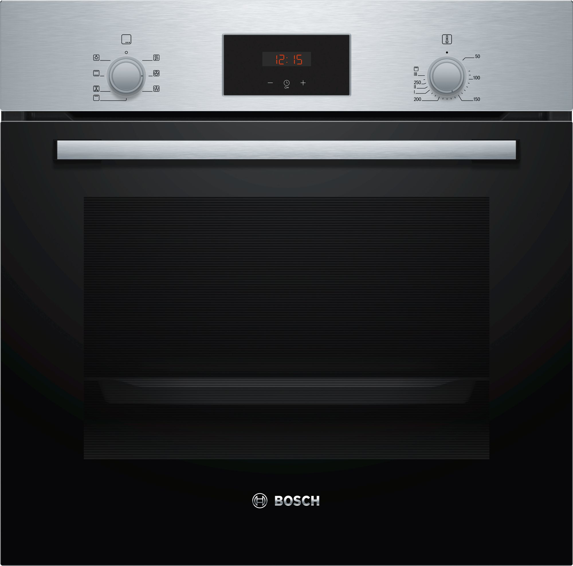 Bosch Serie 2 HBF133BR0 oven 66 l Zwart, Roestvrijstaal