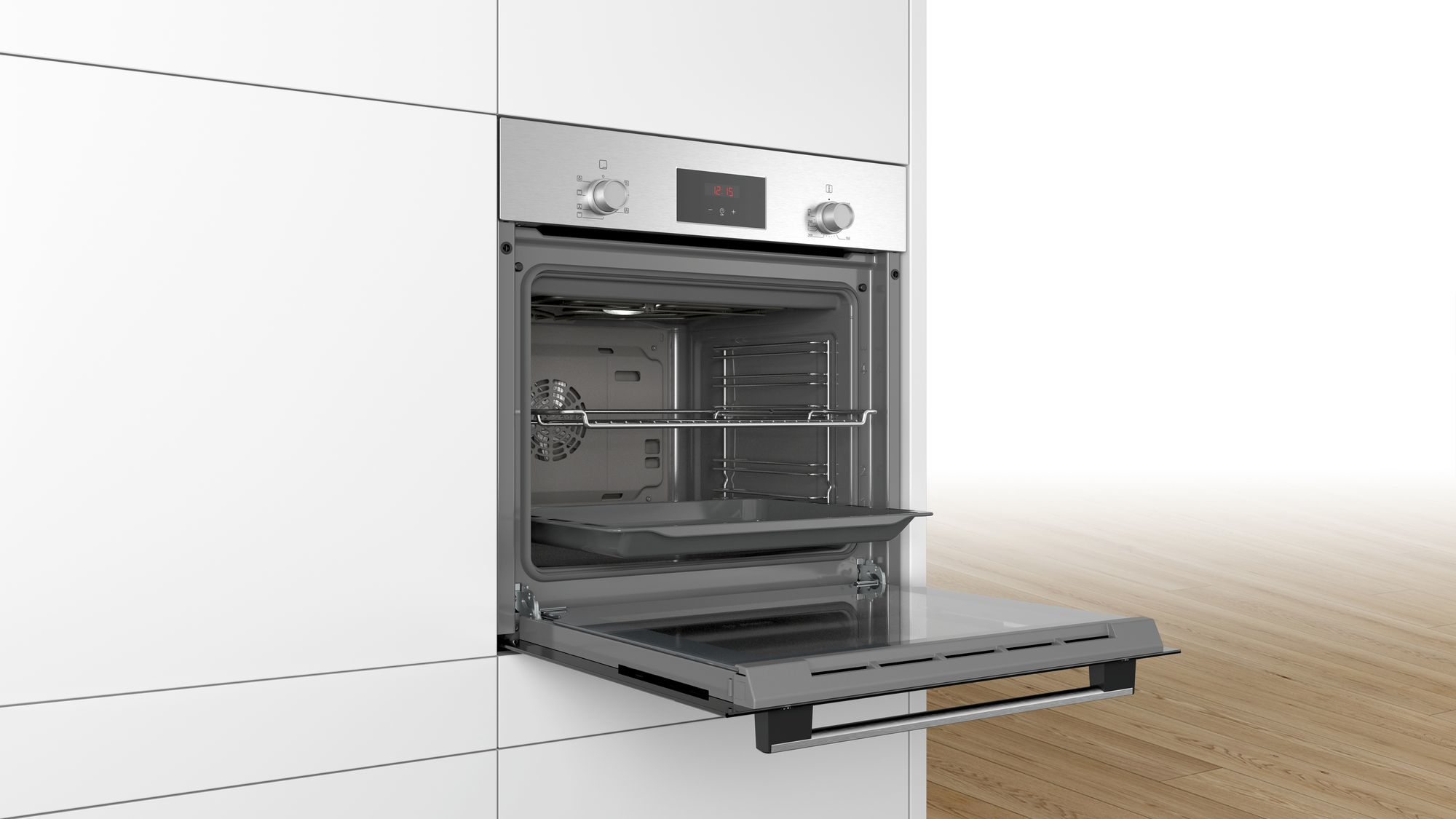 Bosch Serie 2 HBF133BR0 oven 66 l Zwart, Roestvrijstaal - Afbeelding 4