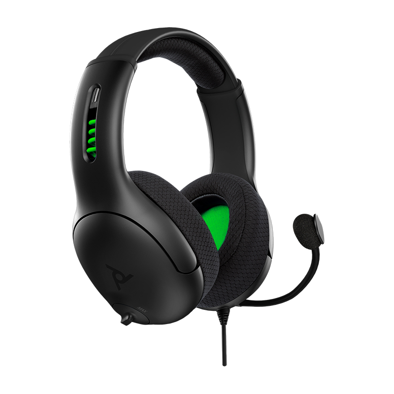 PDP LVL50 Headset Bedraad Hoofdband Gamen Zwart, Groen, Grijs - Afbeelding 4