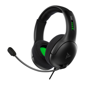 PDP LVL50 Headset Bedraad Hoofdband Gamen Zwart, Groen, Grijs
