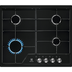 Electrolux EGS6424K Zwart Ingebouwd 60 cm Gaskookplaat 4 zone(s)