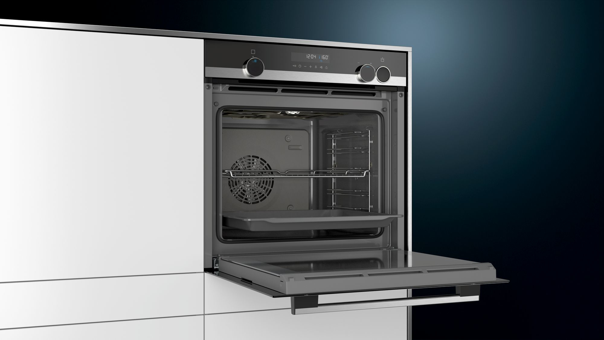 Siemens iQ500 HR538ABS1 oven 71 l Zwart - Afbeelding 2