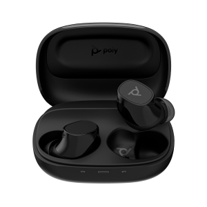 HP Poly Voyager Free 20 Gray Earbuds +Basic Charge Case