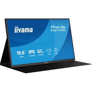 iiyama ProLite P1671HSC-B1 computer monitor 39,6 cm (15.6") 1920 x 1080 Pixels Full HD LED Zwart